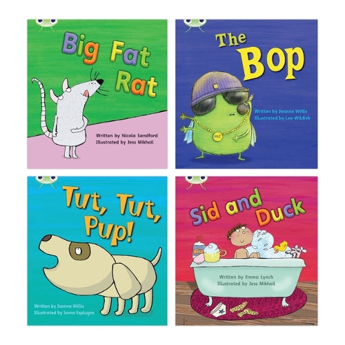 Learn to Read at Home with Bug Club Phonics: Pack 2 (Pack of 4 fiction books)
