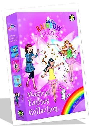 Rainbow Magic MAGICAL FAIRIES COLLECTION Box Set - Gift set includes 2 books: 1) Kyla the Pottery Fairy 2) Katie The Kitten Fairy 3) Shannon The Ocean Fairy * Age 3+ RRP: £14.97