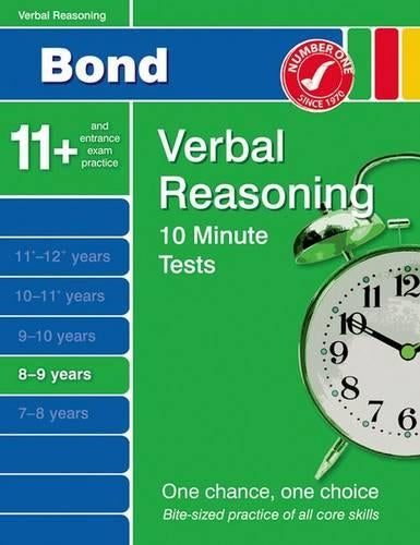 Bond 10 Minute Tests Non-Verbal Reasoning 8-9 Years
