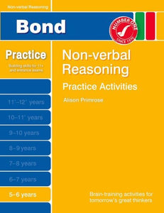 Bond Practice Non-Verbal Reasoning Practice Activities 5-6 Years 