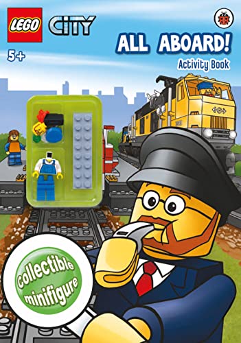 LEGO CITY: All Aboard! Activity Book with minifigure
