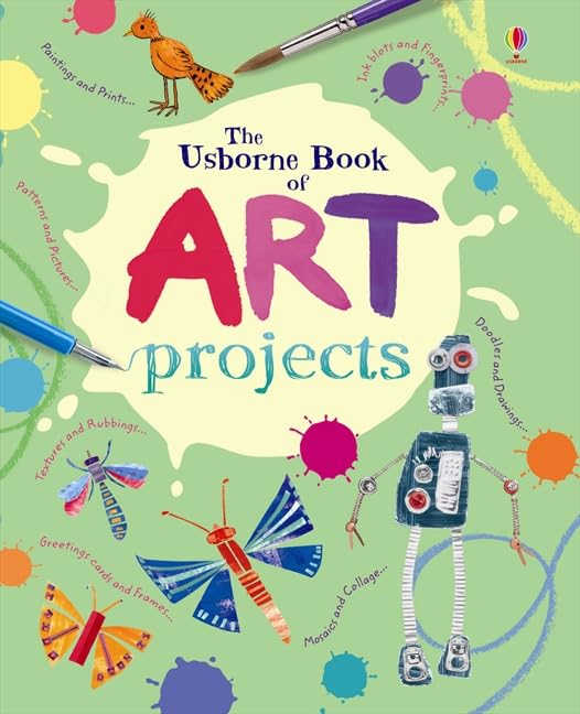 The Usborne Book of Art Projects Mini Spiral Bound