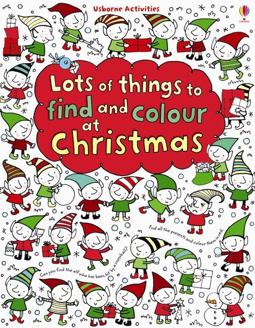 Lots of things to Find and Colour at Christmas