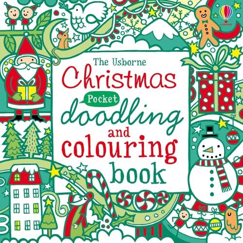 Christmas Pocket Doodling and Colouring book
