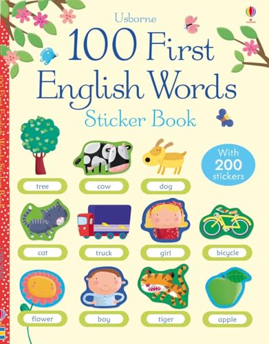 100 First English Words Sticker Book