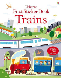 First Sticker Book Trains 