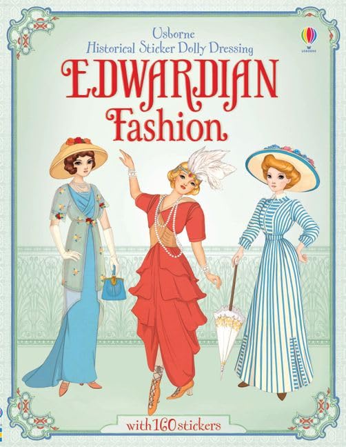 Historical Sticker Dolly Dressing Edwardian Fashion