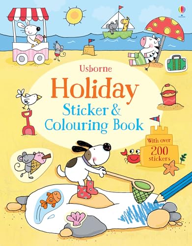 Holiday Sticker and Colouring Book