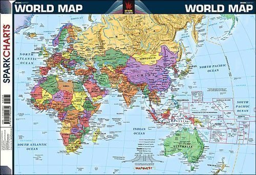 World Map SparkCharts SparkNotes History  Social Sciences Series