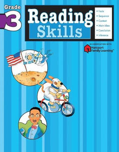 Reading Skills: Grade 3 (Flash Kids Harcourt Family Learning) 