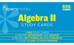 Algebra II SparkNotes Study Cards 