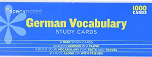 German Vocabulary SparkNotes Study Cards 