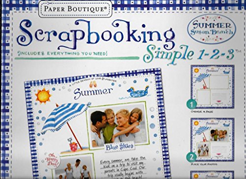 Scrapbooking Simple 1,2,3 Summer Susan Branch (Scrapbooking Simple 1-2-3 Kit)