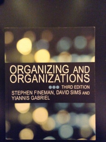 Organizing and Organizations