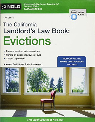 California Landlord's Law Book, The: Evictions