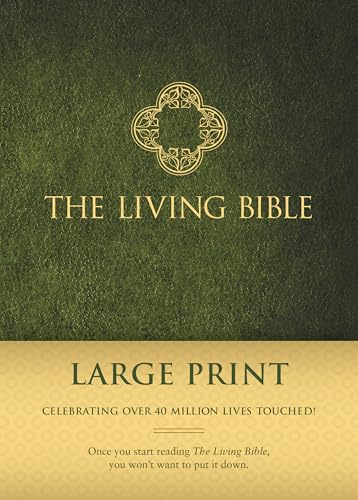 The Living Bible Paraphrased-LIV-Large Print