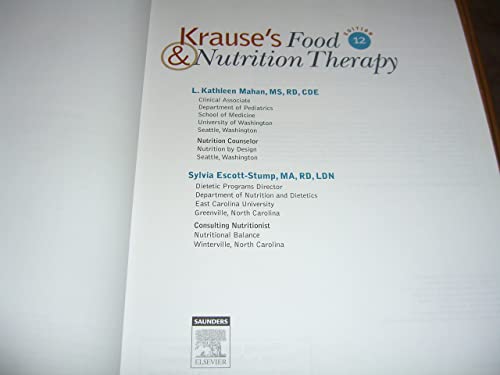 Krause's Food and Nutrition Therapy