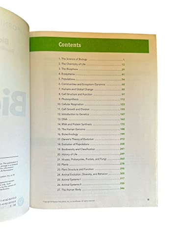 Biology READING AND STUDY GUIDE WORKBOOK (Miller & Levine)