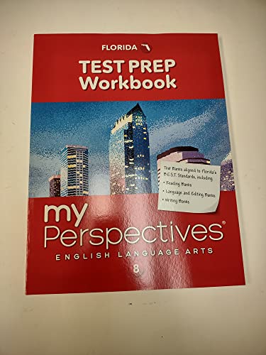 Florida Test Prep Workbook My perspectives English Language Arts 8 Grade