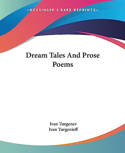 Dream Tales And Prose Poems 