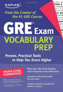 Kaplan GRE Exam Vocabulary Prep 