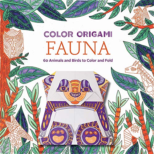 Color Origami: Fauna (Adult Coloring Book)