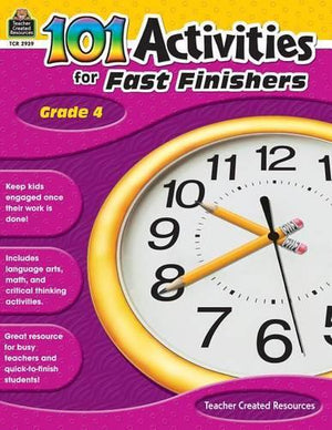 101 Activities for Fast Finishers Grade 4