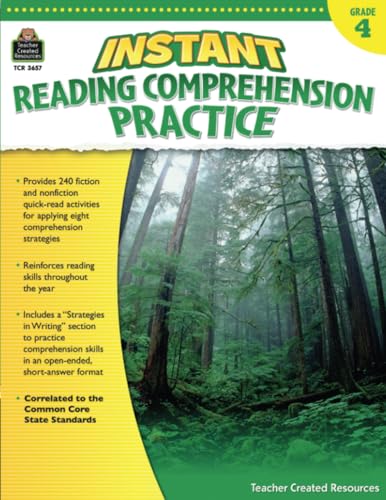 Instant Reading Comprehension Practice Grade 4