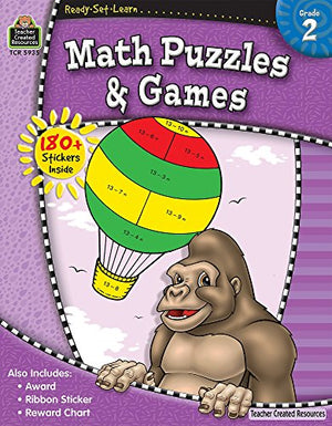 Ready-Set-Learn: Math Puzzles and Games Grd 2