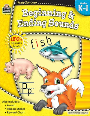 Ready-Set-Learn: Beginning & Ending Sounds Grd K-1
