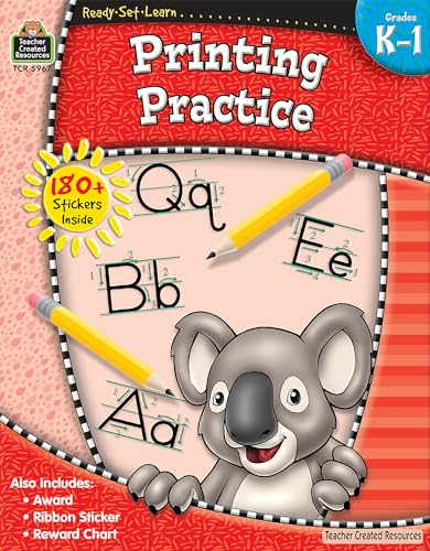 Ready-Set-Learn: Printing Practice Grd K-1