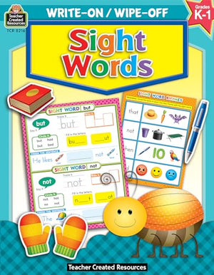 Write-On/Wipe-Off: Sight Words