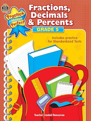 Fractions, Decimals & Percents, Grade 5