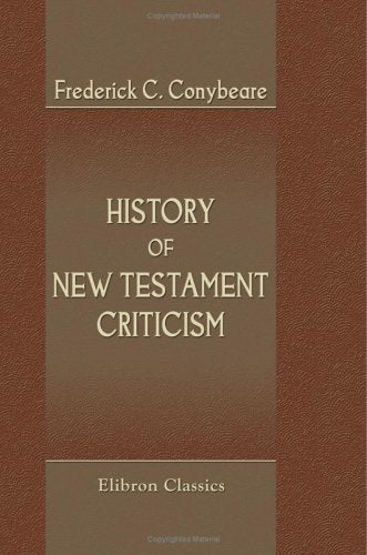 History of New Testament Criticism
