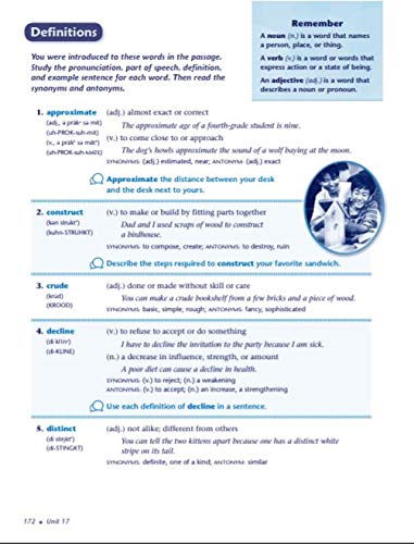 2021 Vocabulary Workshop, Tools for Comprehension - Level Orange