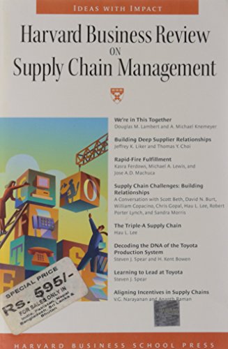 "Harvard Business Review" on Supply Chain Management