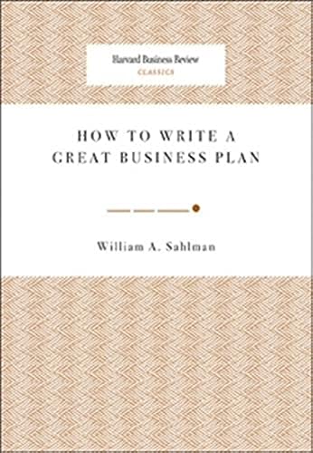 How to Write a Great Business Plan