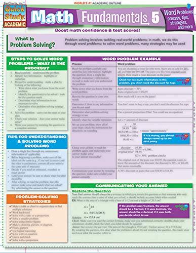 Math Fundamentals 5: Word Problems