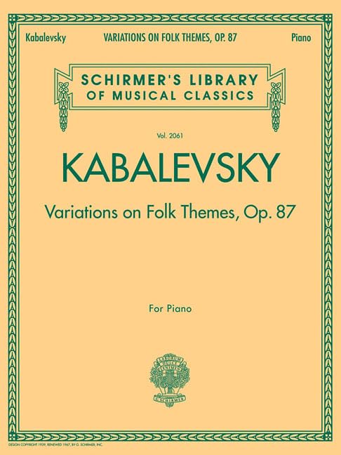 Variations on Folk Themes, Op. 87: Schirmer Library of Classics Volume 2061