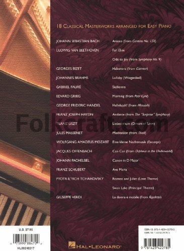Easy Classics, 2nd Edition (Easy Piano)