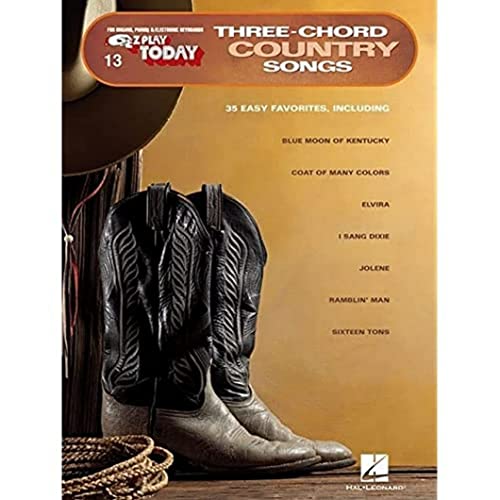Three-Chord Country Songs: E-Z Play Today Volume 13