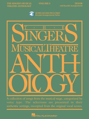 Singer's Musical Theatre Anthology - Tenor - Volume 5 (Book/Online Audio)