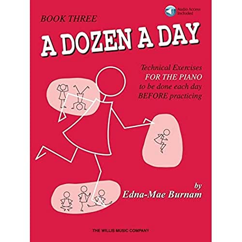 A Dozen a Day - Book 3 with CD