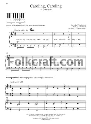 Christmas Piano Solos: First Grade (John Thompson's Modern Course for the Piano)