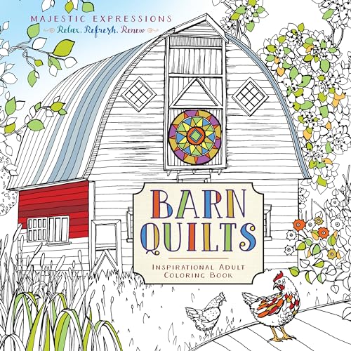 Barn Quilts Colouring Book