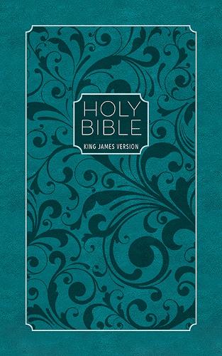 KJV Holy Bible Zip Turquoise