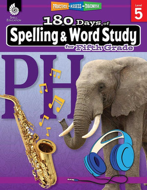 180 Days: Spelling and Word Study for Fifth Grade