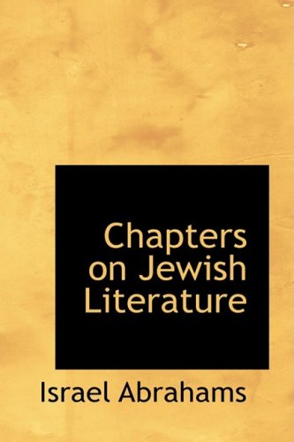 Chapters on Jewish Literature