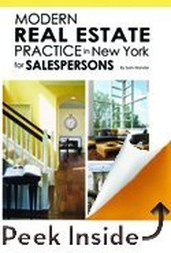 Modern Real Estate Practice in New York for Salespersons