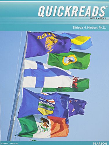 Quickreads 2012 Student Book Revised Level E Book 1